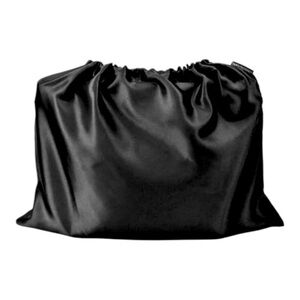 2 Pack Satin Dust Bags — Large Size: 23.6”×19.6” approx (Black)
